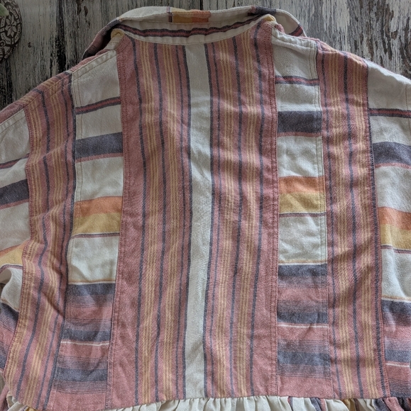 Free People Sunset Shirtdress Oversized Womens XS - Picture 8 of 9